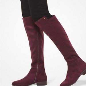 Michael Kors Brinkley stretch knee high Suede Boots